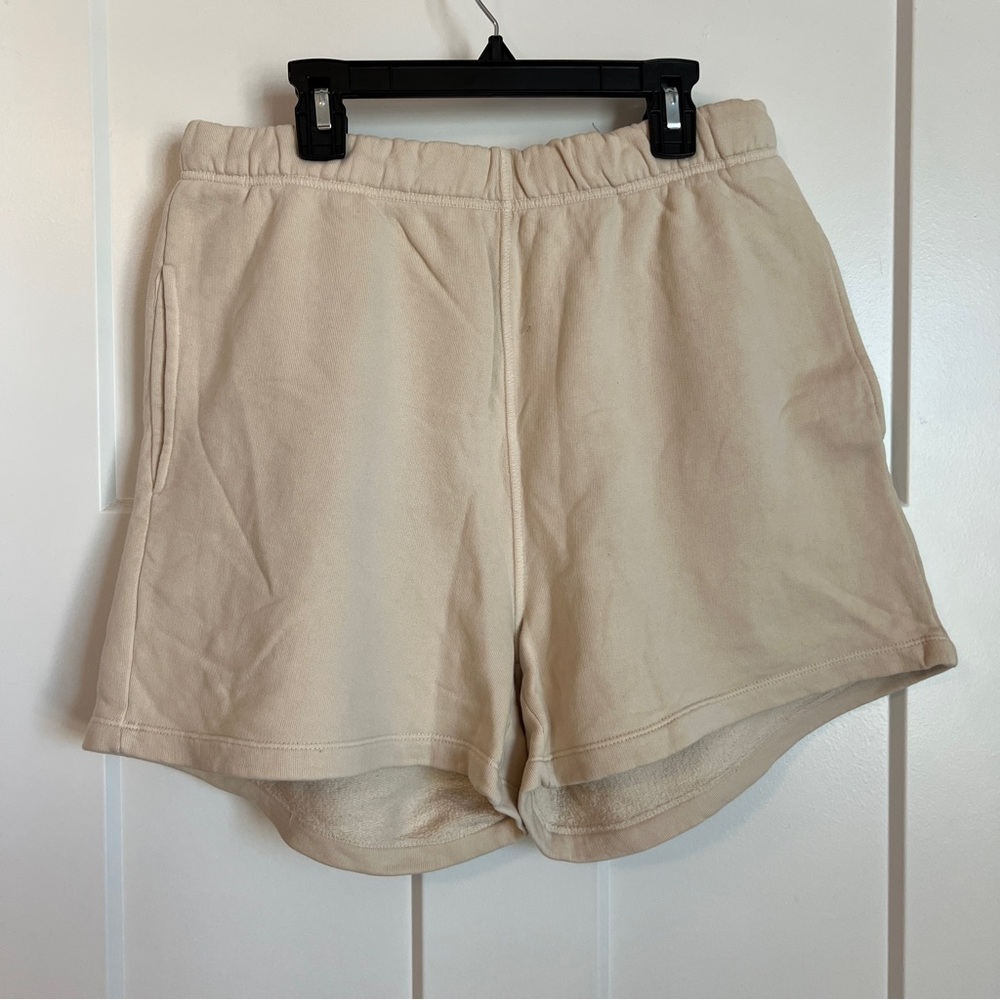 MATE the Label Cream Athletic Shorts